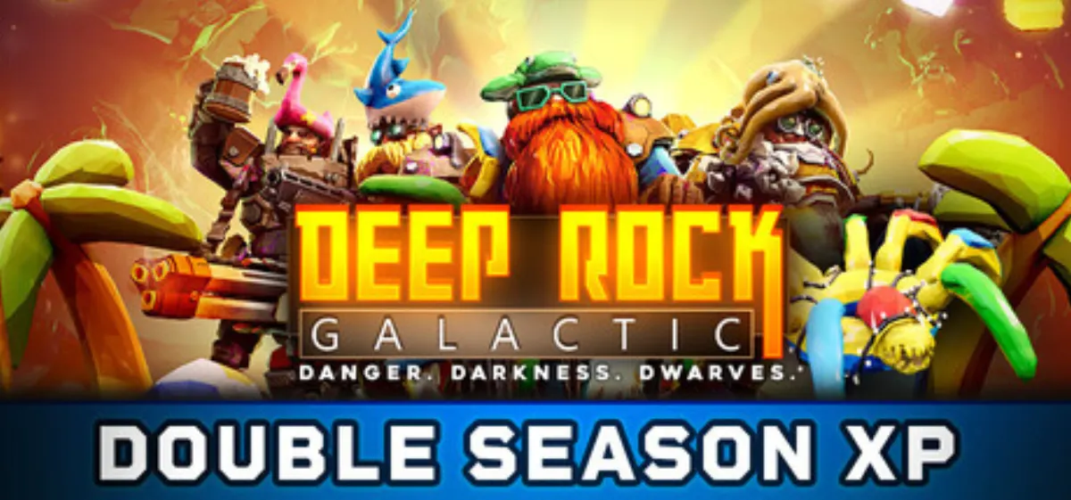 Imagem oficial de Deep Rock Galactic, cedida pela página da Steam