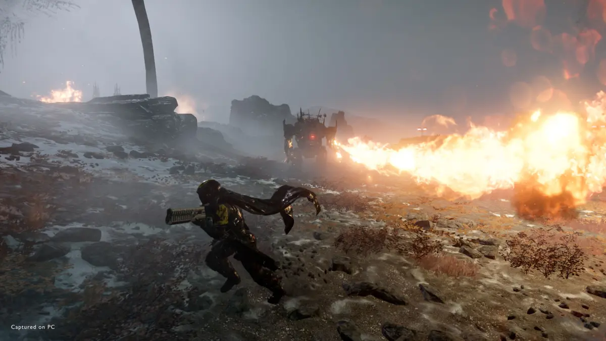Arsenal de armas em Helldivers 2